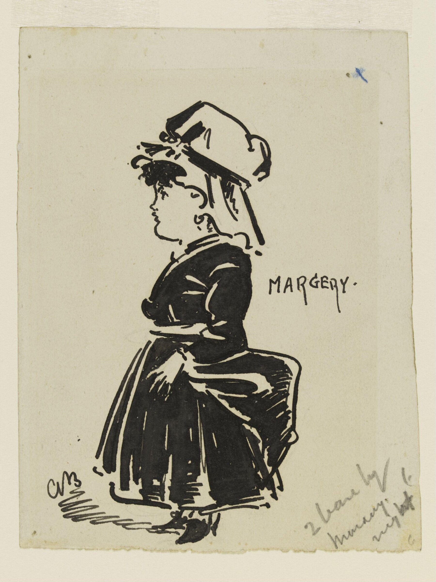 Margery, Aubrey Beardsley, 1893