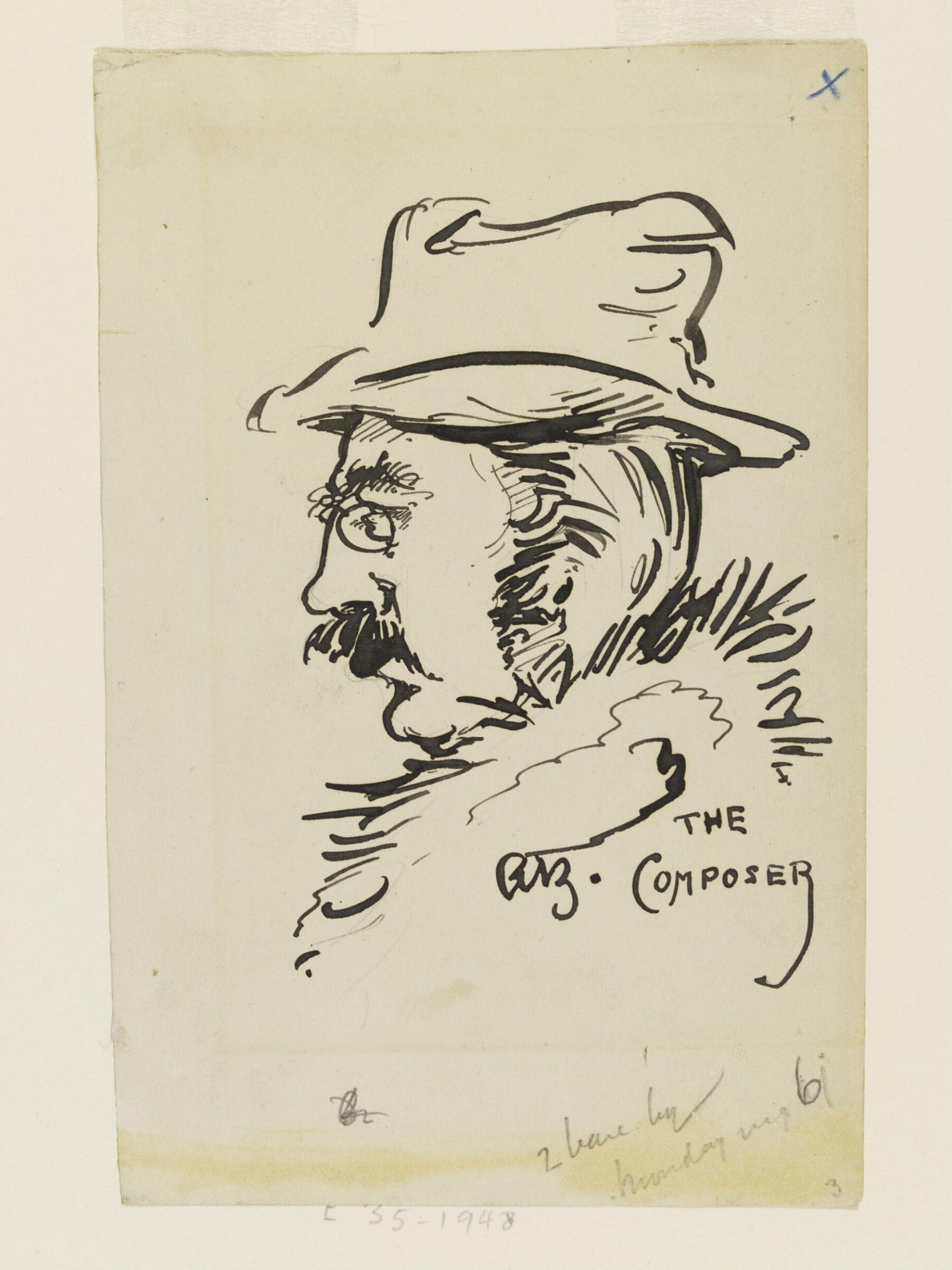 Sir Charles Villiers Stanford, Aubrey Beardsley, 1893