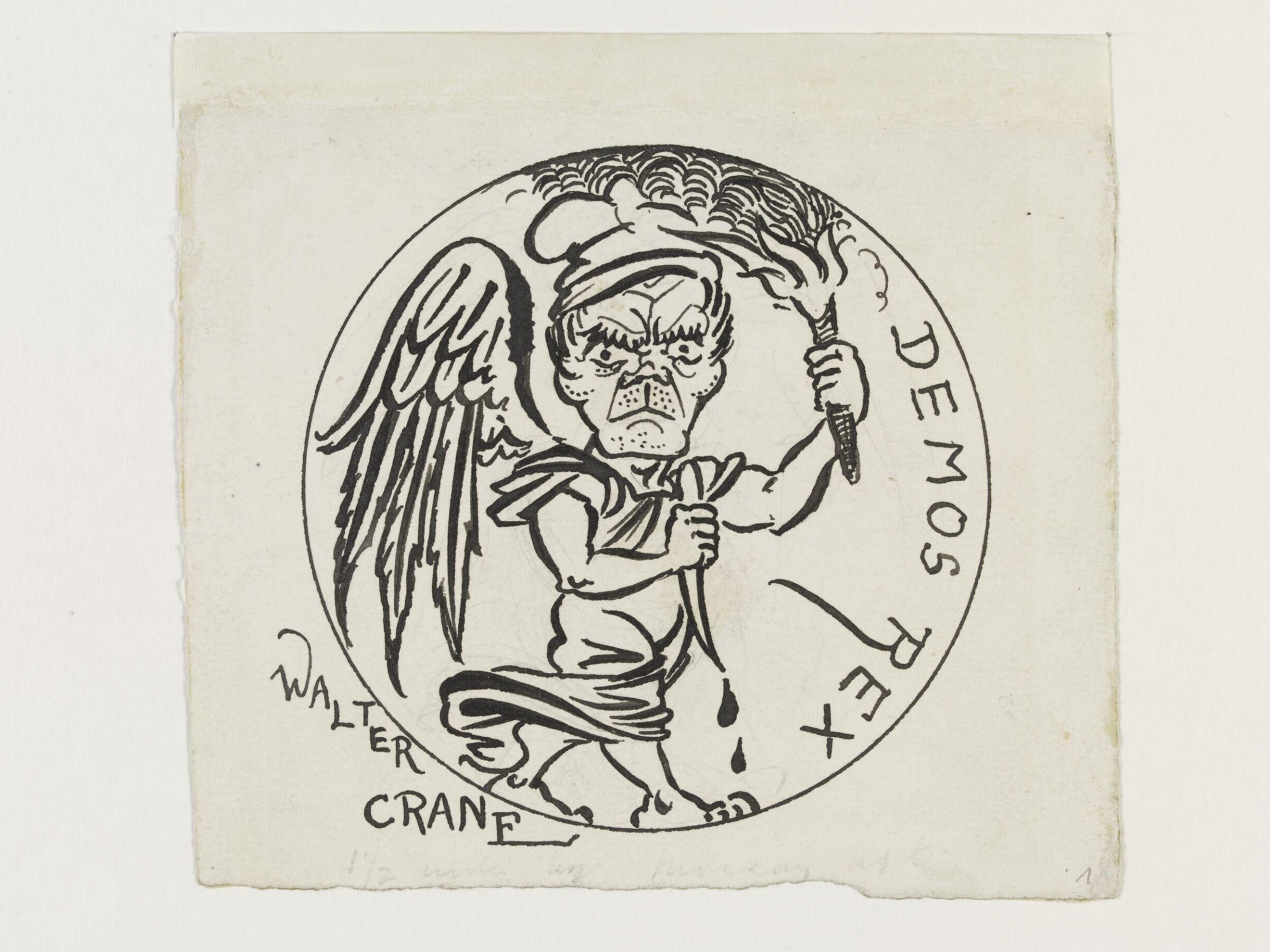 The New Coinage. Four designs which were not sent in for competition., Aubrey Beardsley, 1893