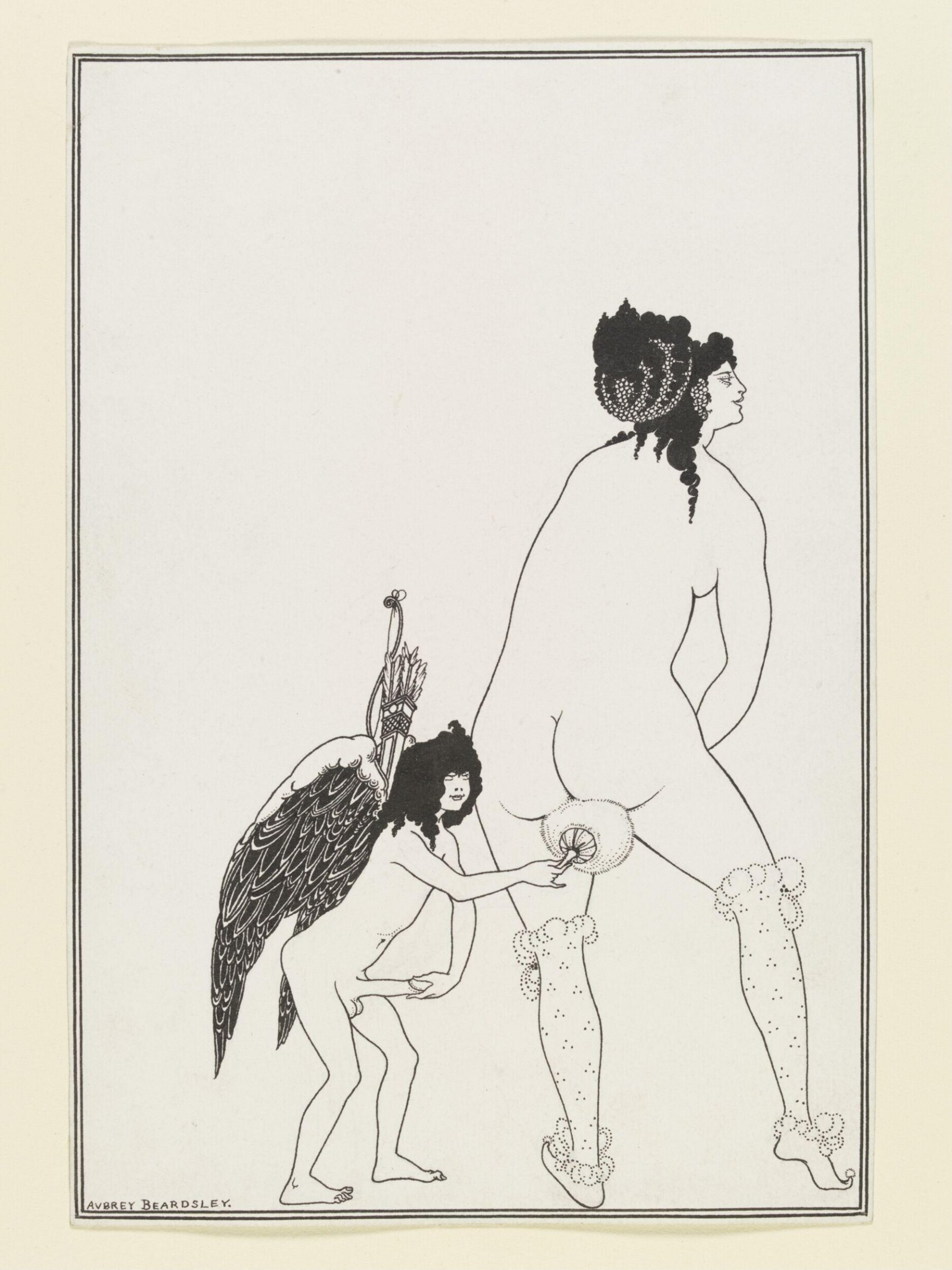 The Toilet of Lampito, Aubrey Beardsley, 1896