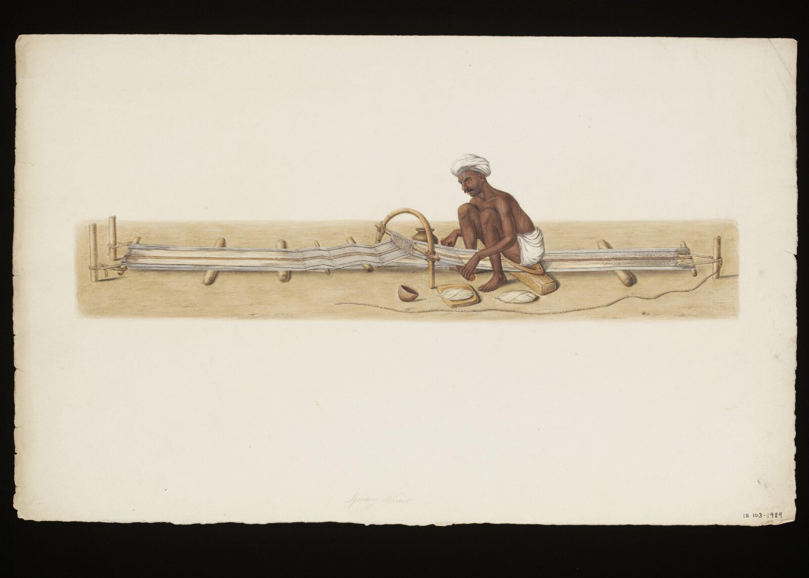 Gunny weaver, ca. 1840 - ca. 1850