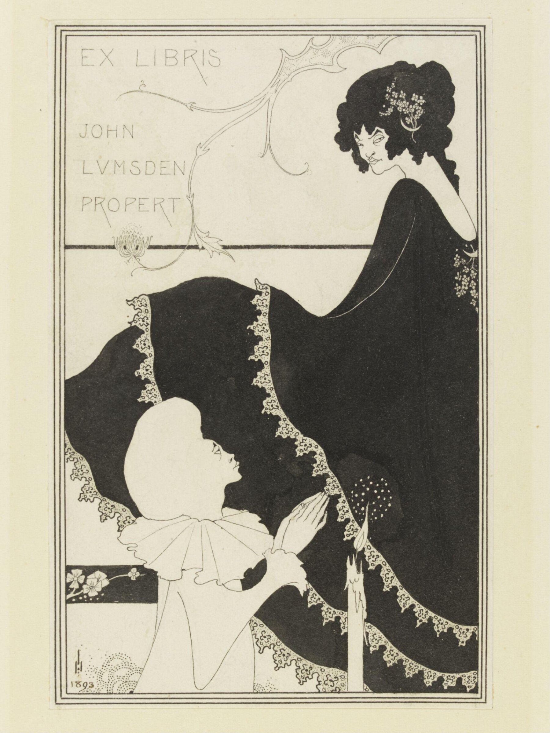 Drawing, Aubrey Vincent Beardsley, 1893