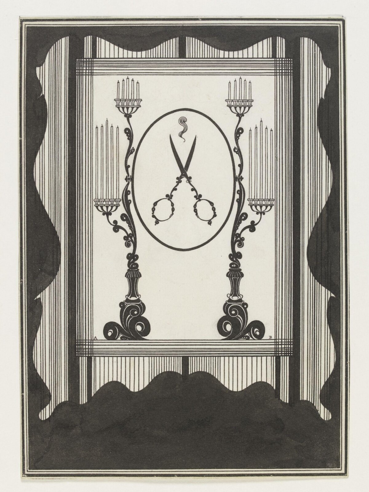Drawing, Aubrey Beardsley, 1896