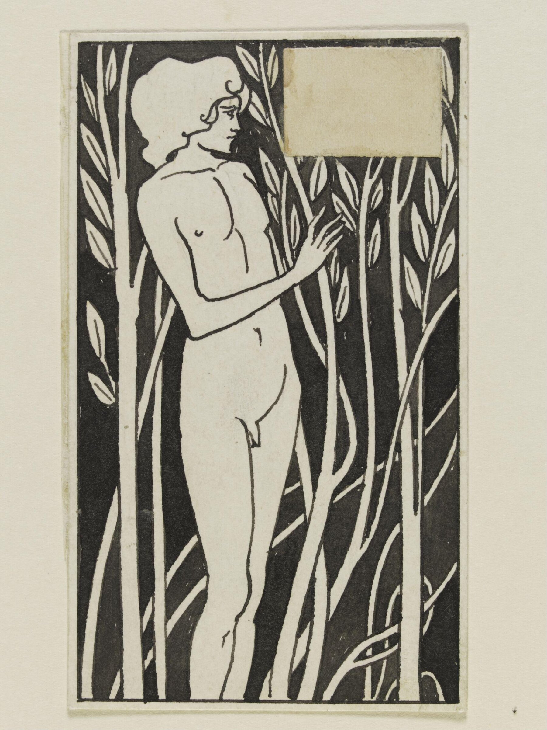 Design for the chapter heading of Chapter XIX, book VIII (p. 324 of vol. I, and elsewhere), in Thomas Malory’s <i>Le Morte Darthur</i>, Aubrey Vincent Beardsley, ca.1893-4