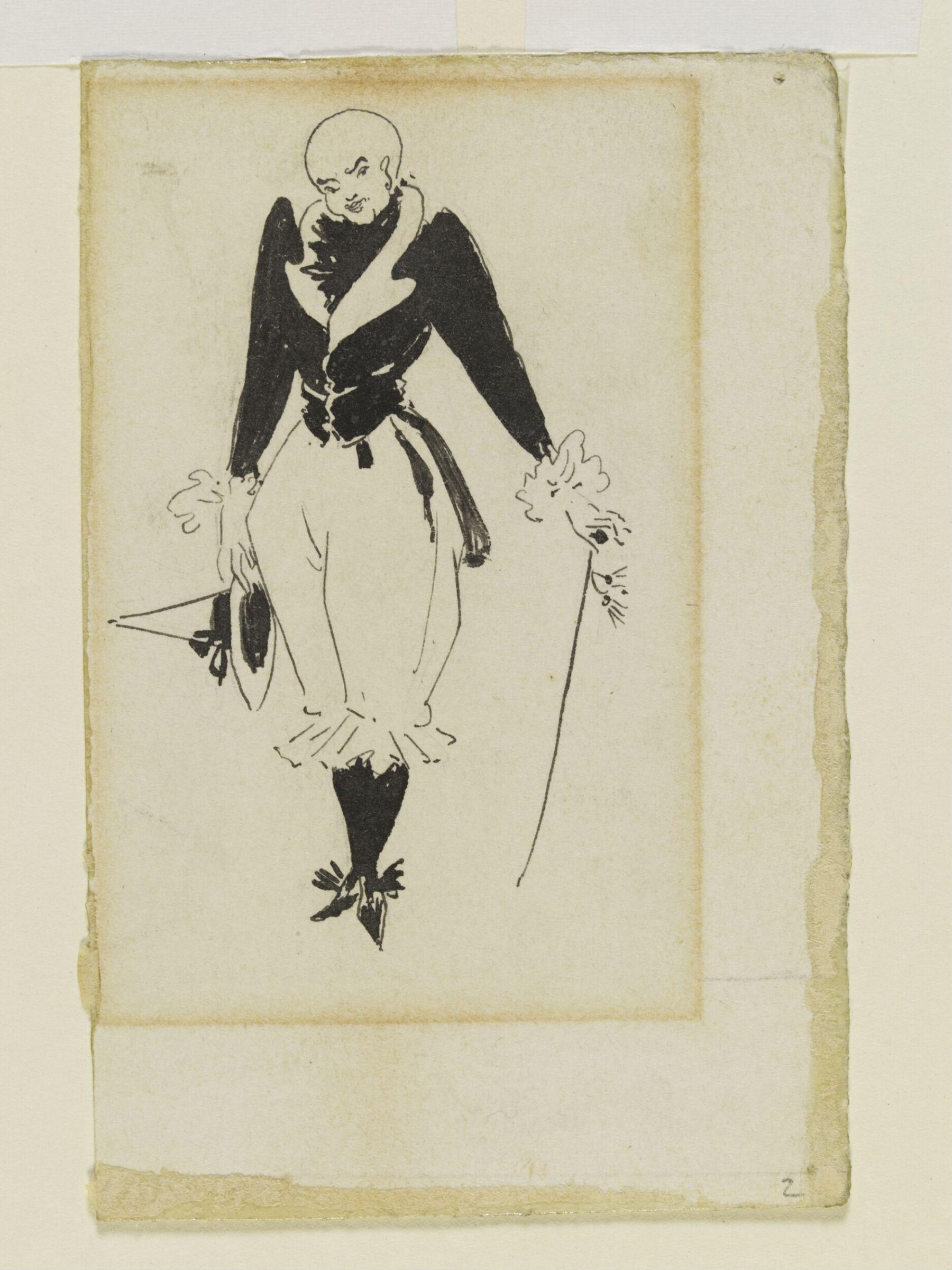 Bald-headed Master of Ceremonies, Aubrey Beardsley, 1893