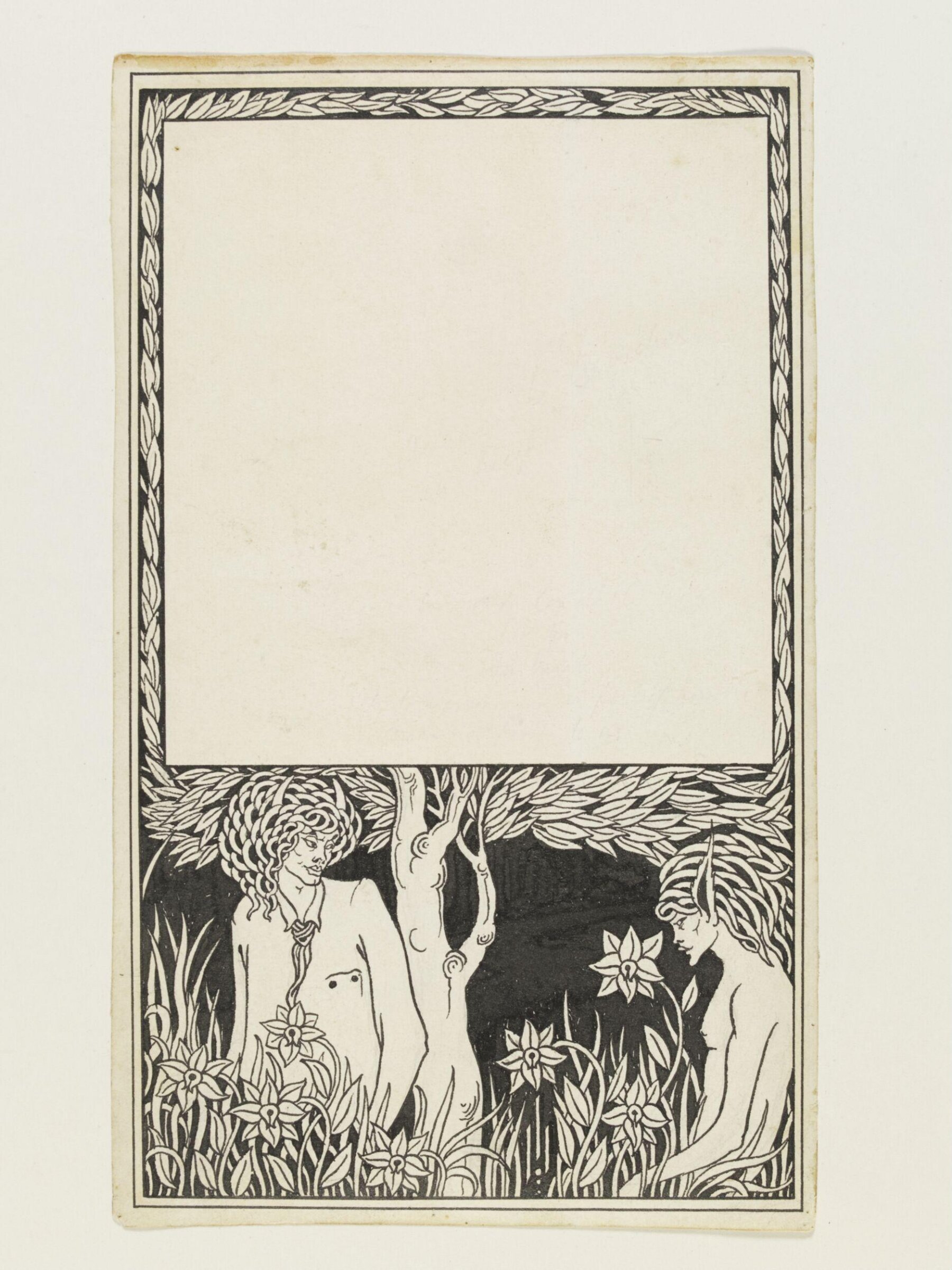 Design for title page to <i>Pagan Papers</i>, Aubrey Vincent Beardsley, 1893