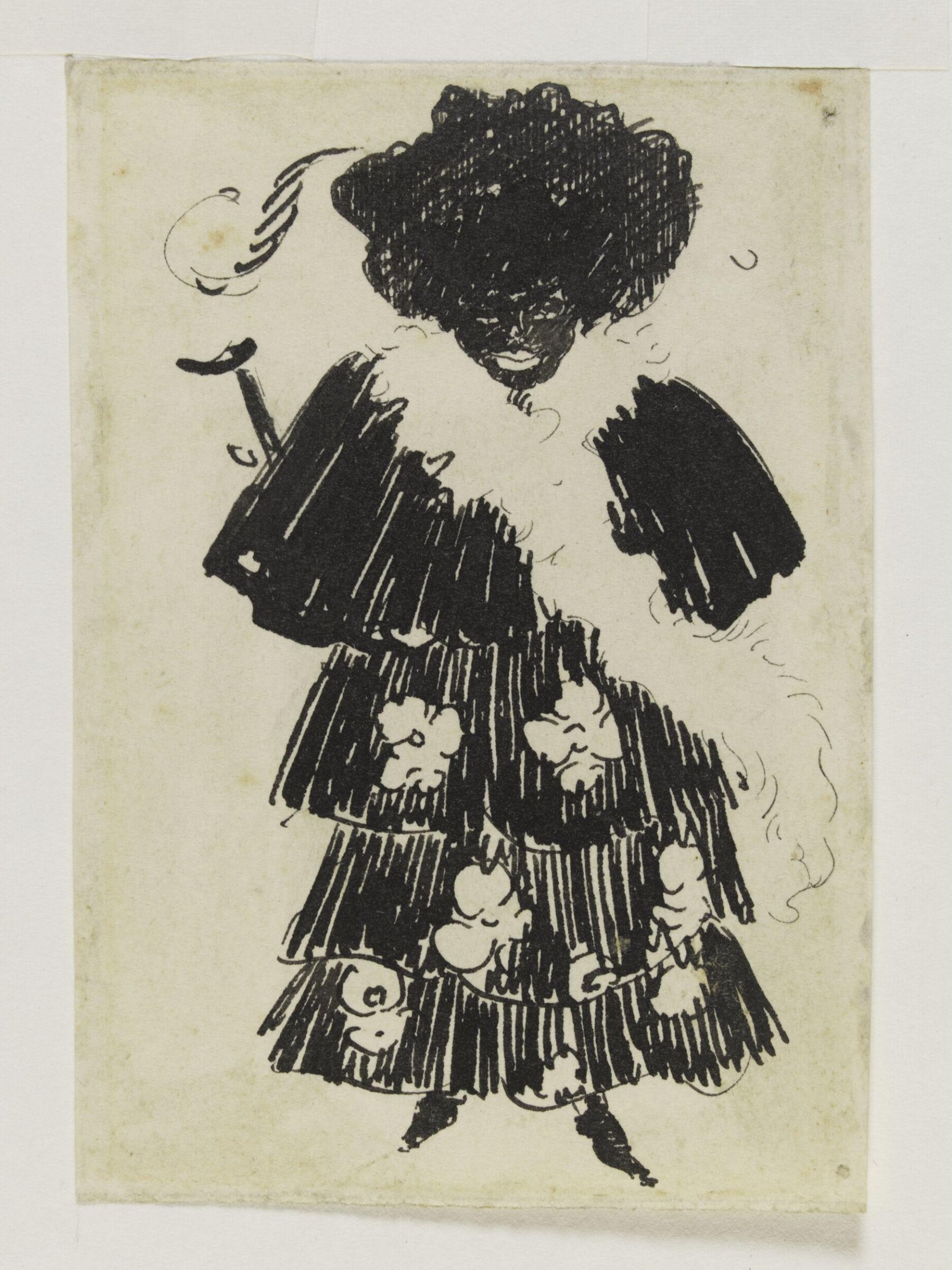 An African Courtier, Aubrey Vincent Beardsley, 1893