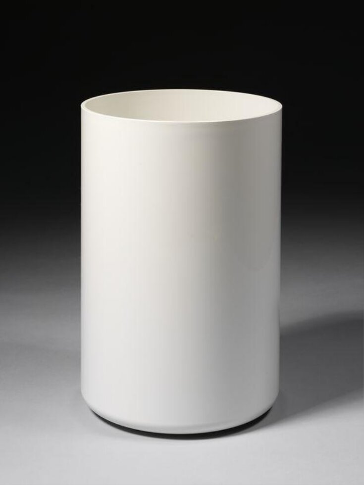 White wastepaper bin from 'Input' range image