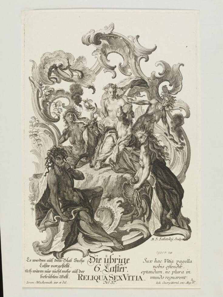 Print | Johann Georg Hertel I | Wachsmuth | Jeremias Wachsmuth | V&A ...