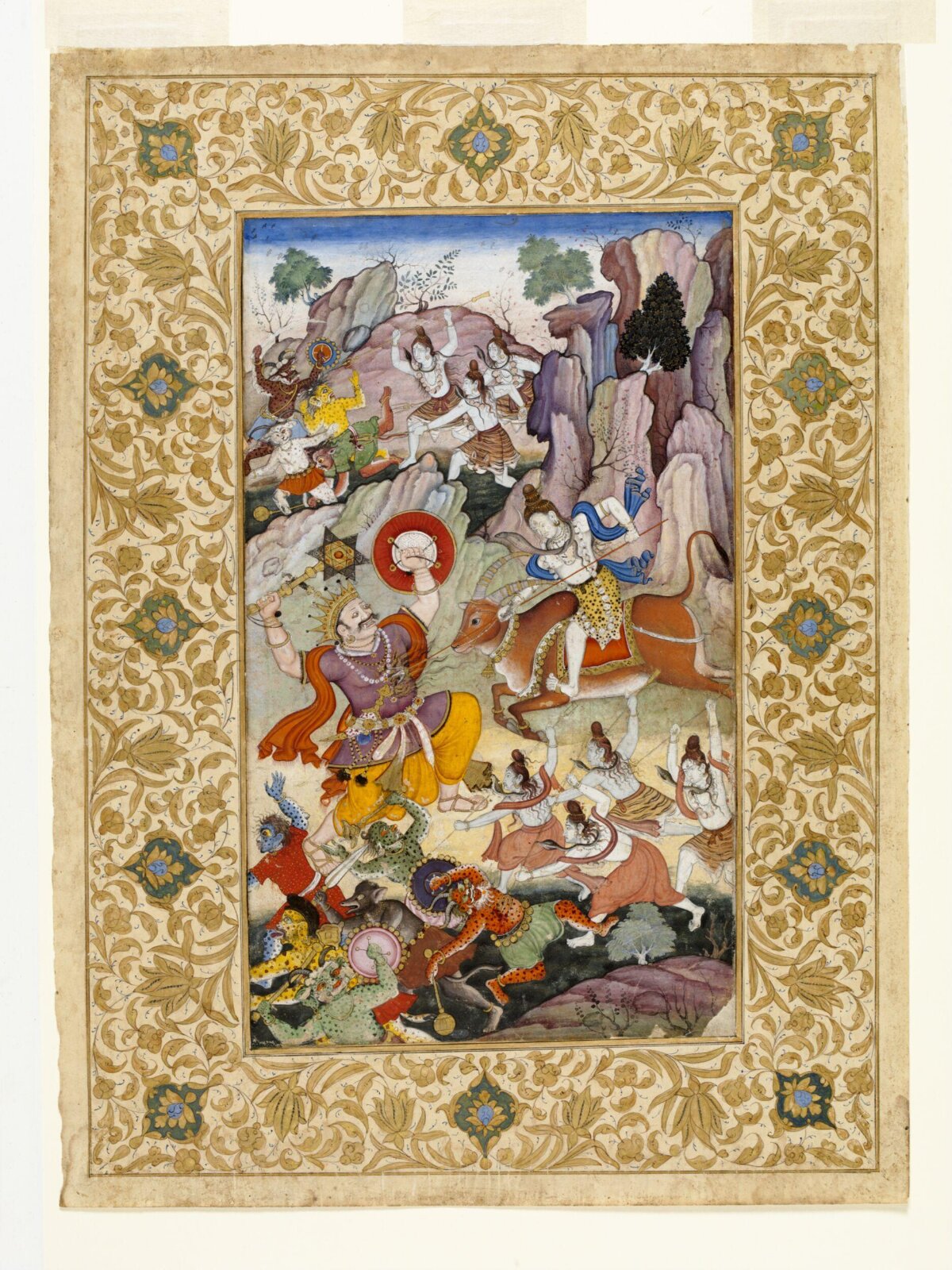 Shiva and Andhaka, ca. 1590