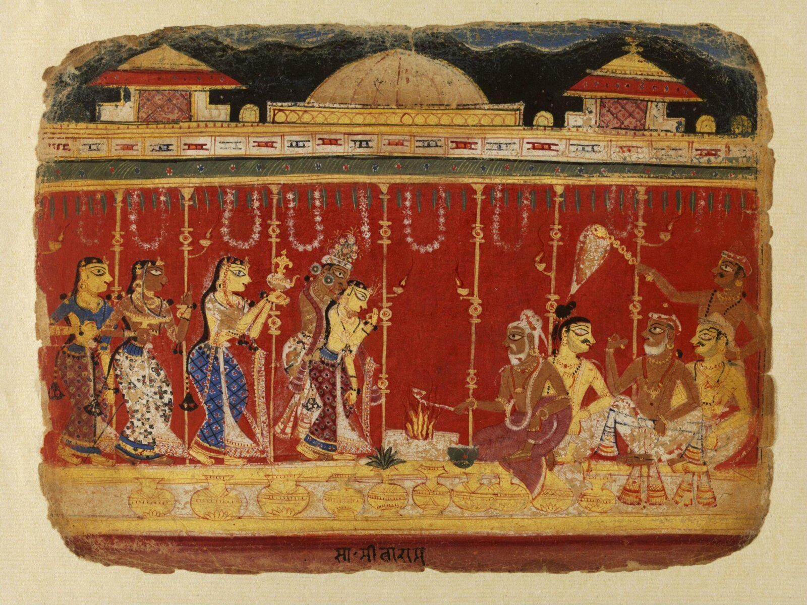 Vasudeva and Devaki, ca. 1520 - ca. 1540