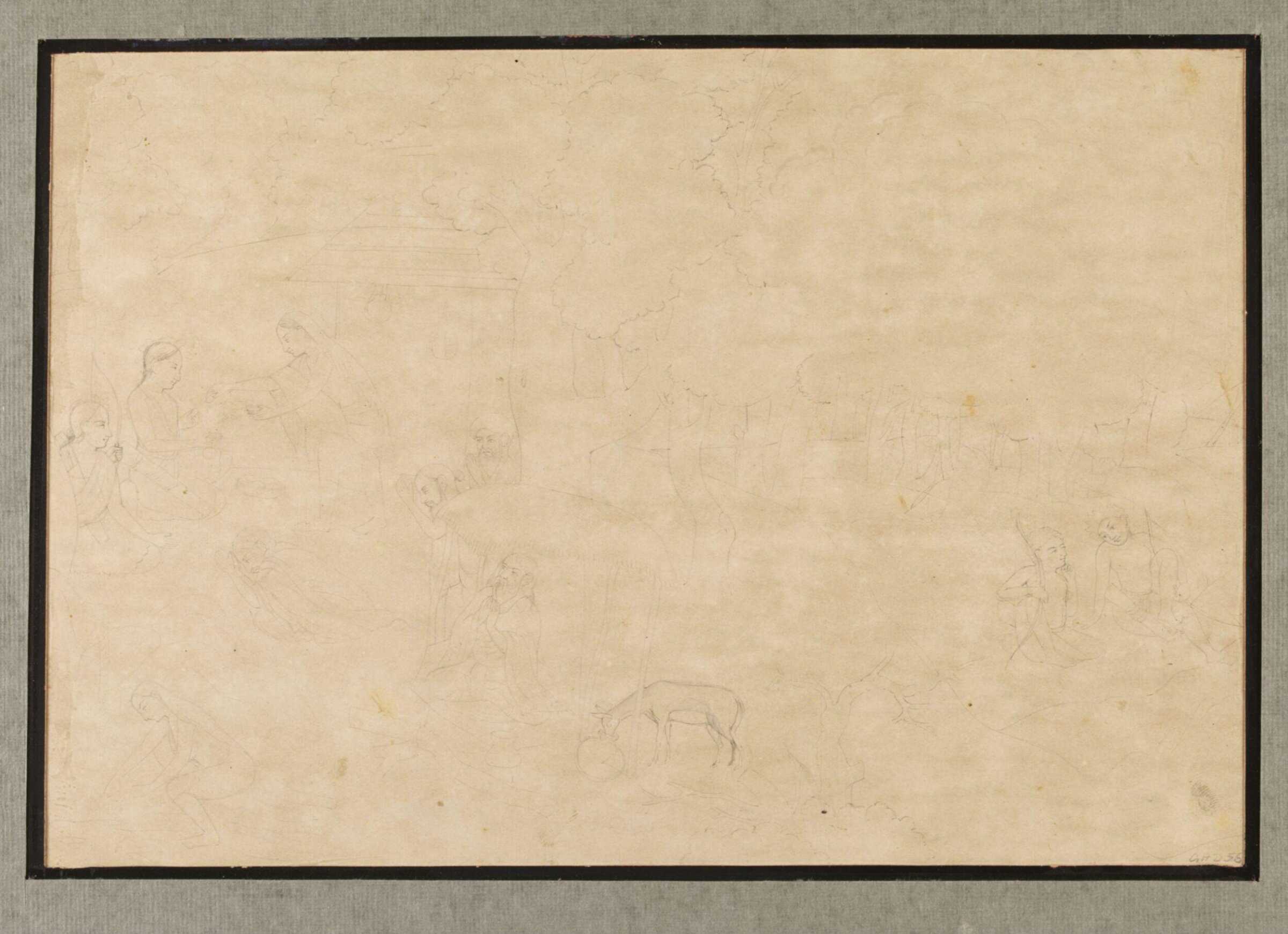 Sita, Rama and Lakshman, ca. 1840