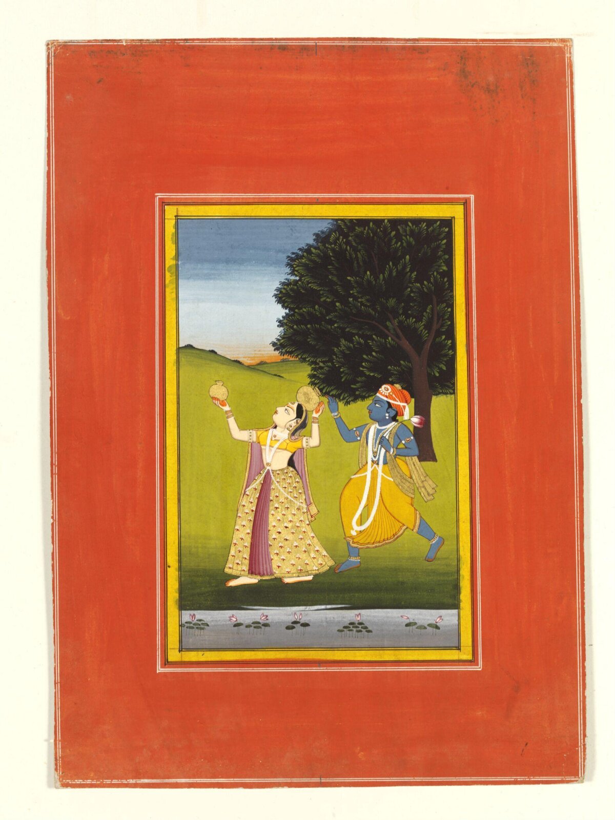 Radha and Krishna, 19th century