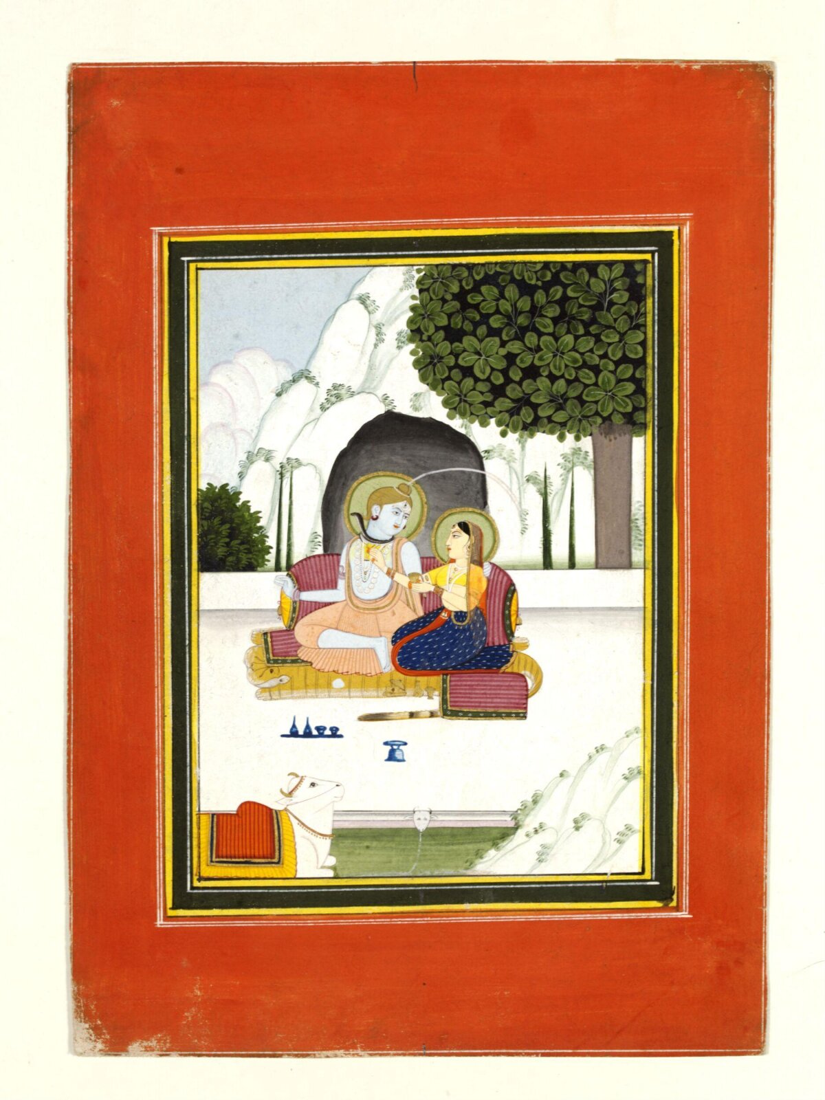 Shiva and Parvati, 19th century