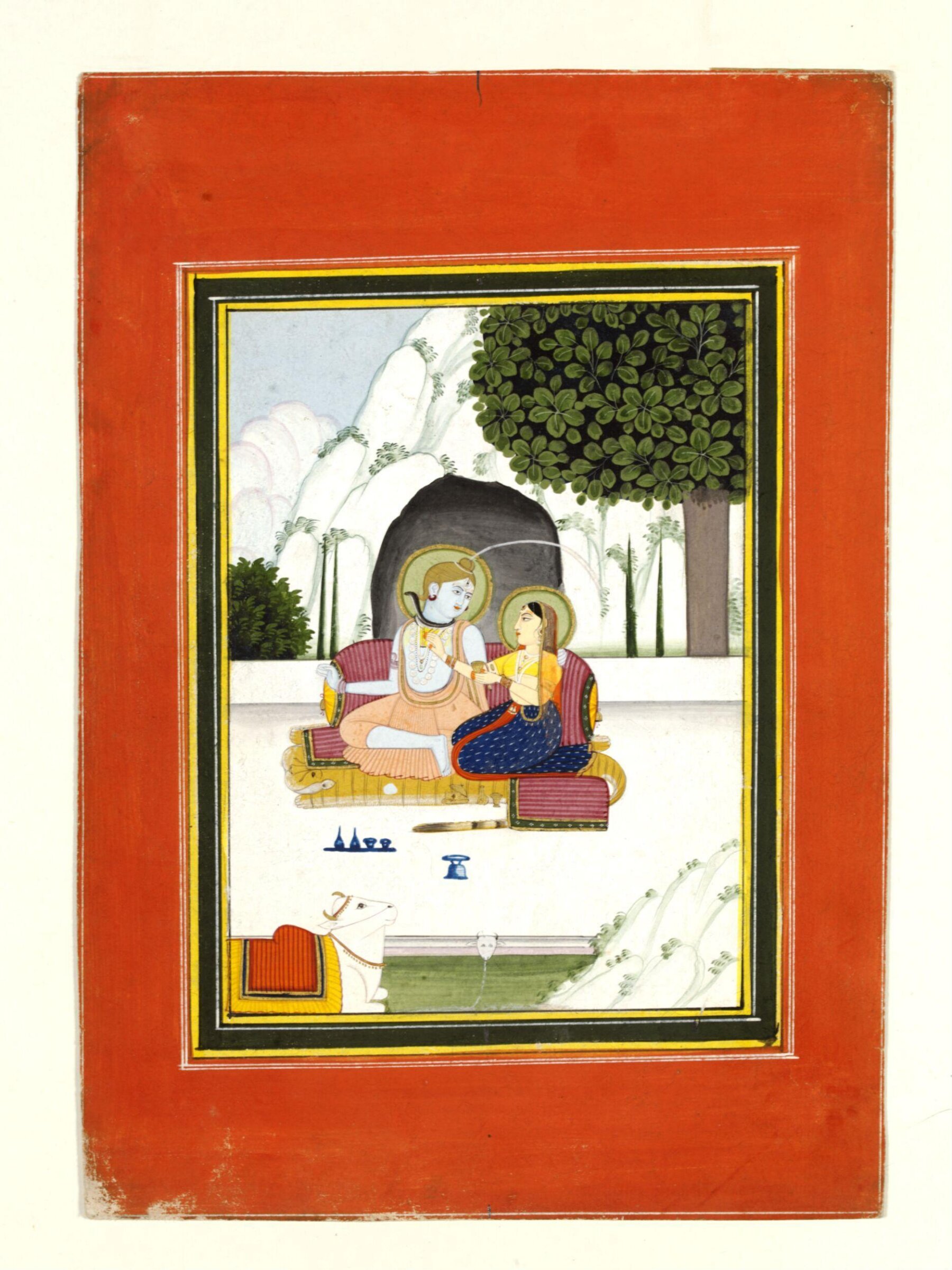 Shiva and Parvati, 19th century