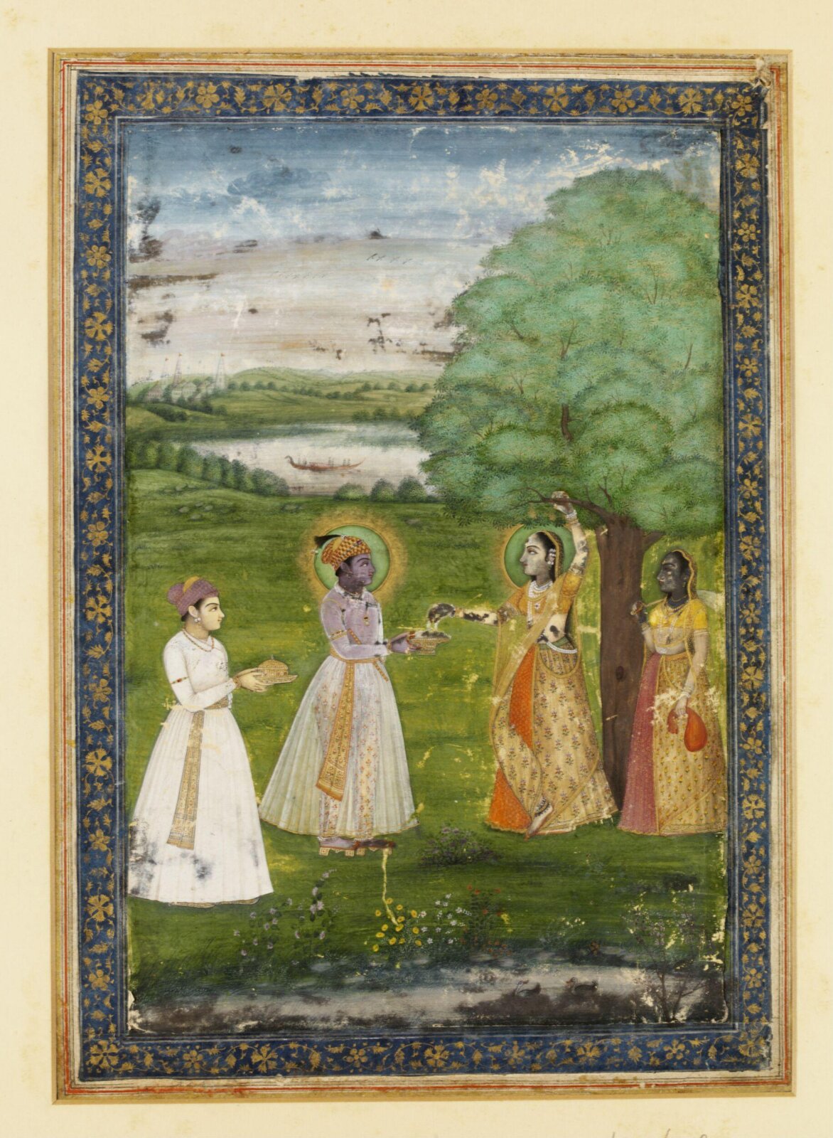 Krishna and Radha, late 18th century