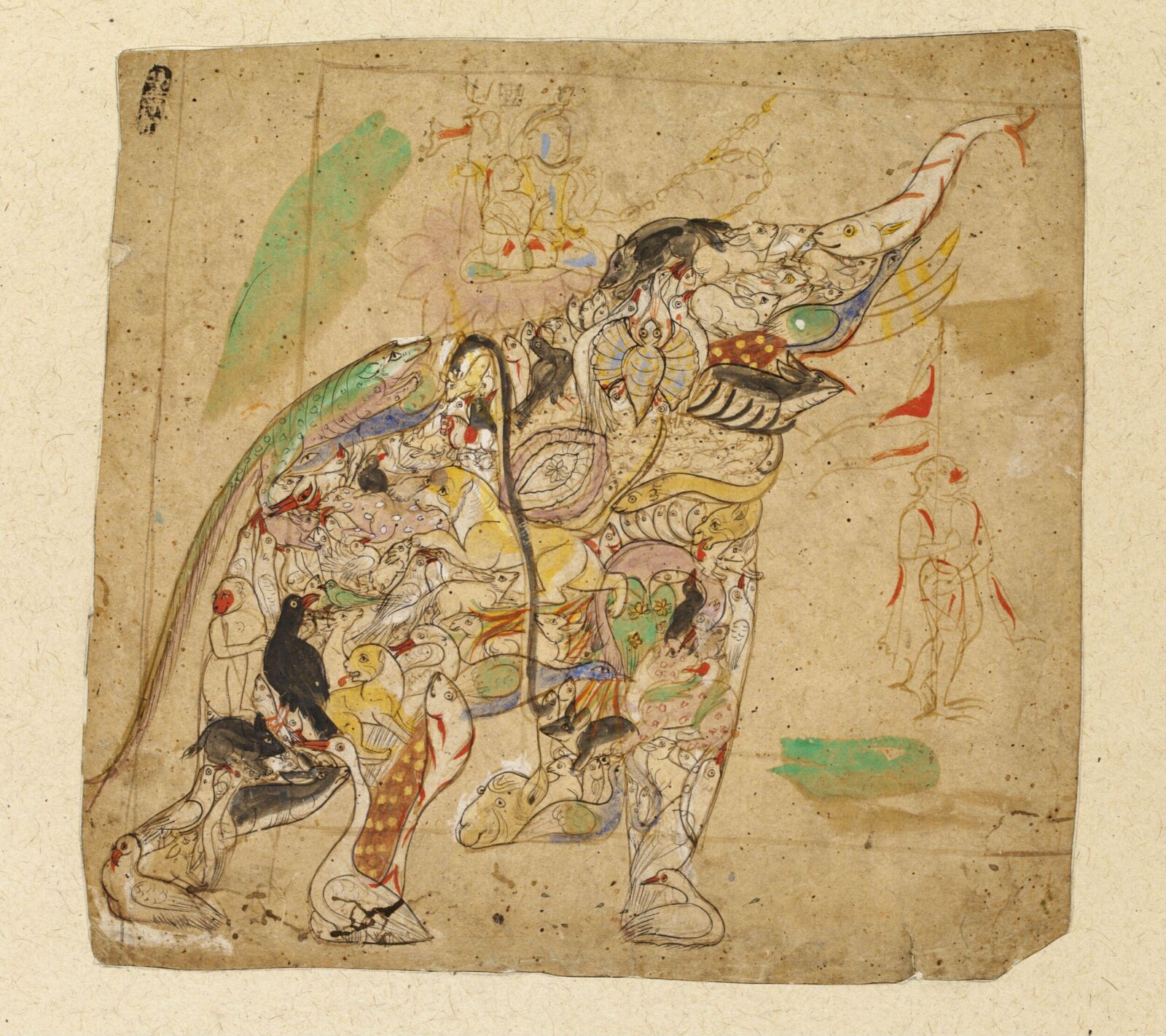 Shiva and Parvati, late 18th century
