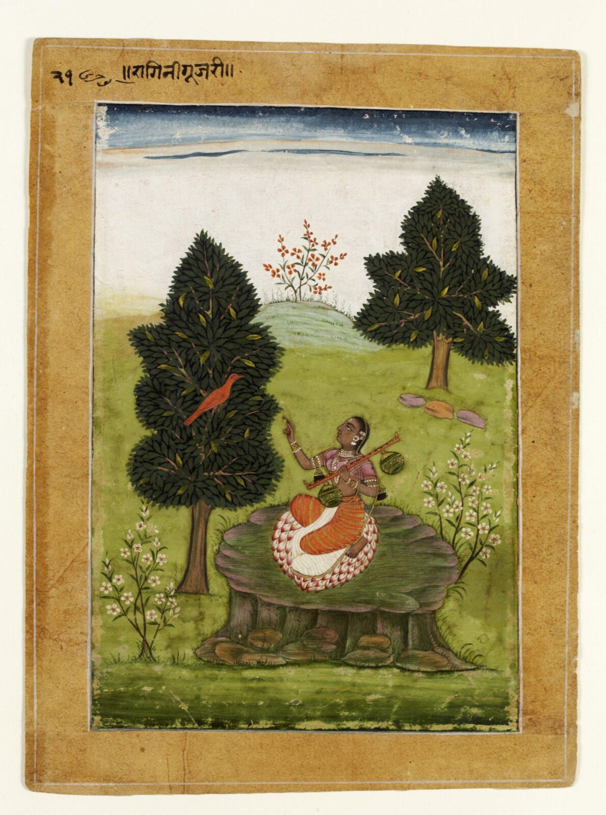 Gujari Ragini, second half 17th century