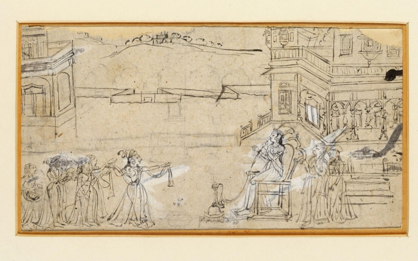 Unknown, A dancing girl and musicians