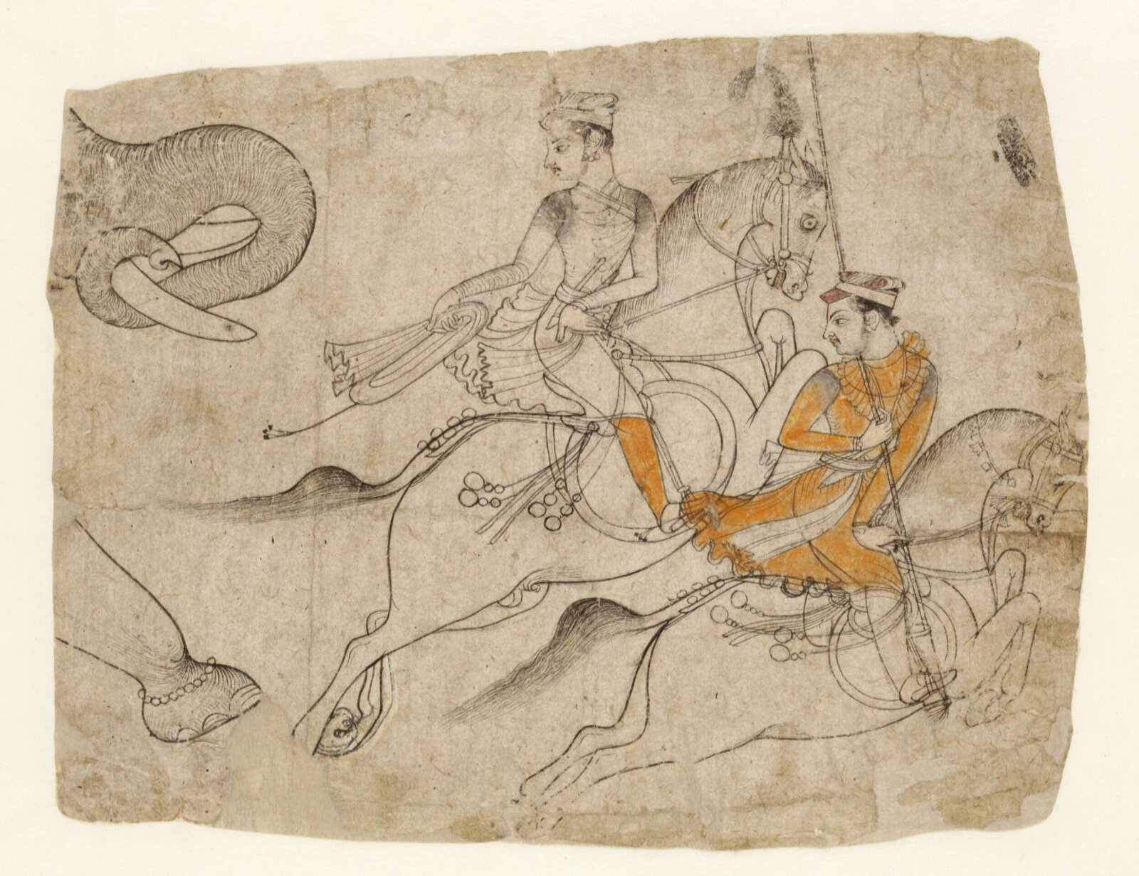 Princes riding, ca. 1820