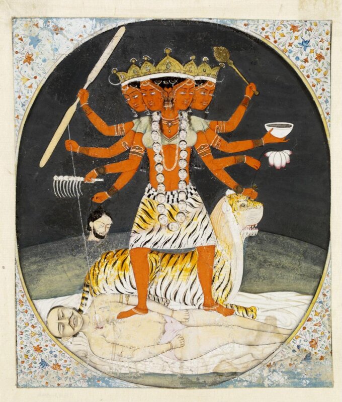 Kali and Shiva