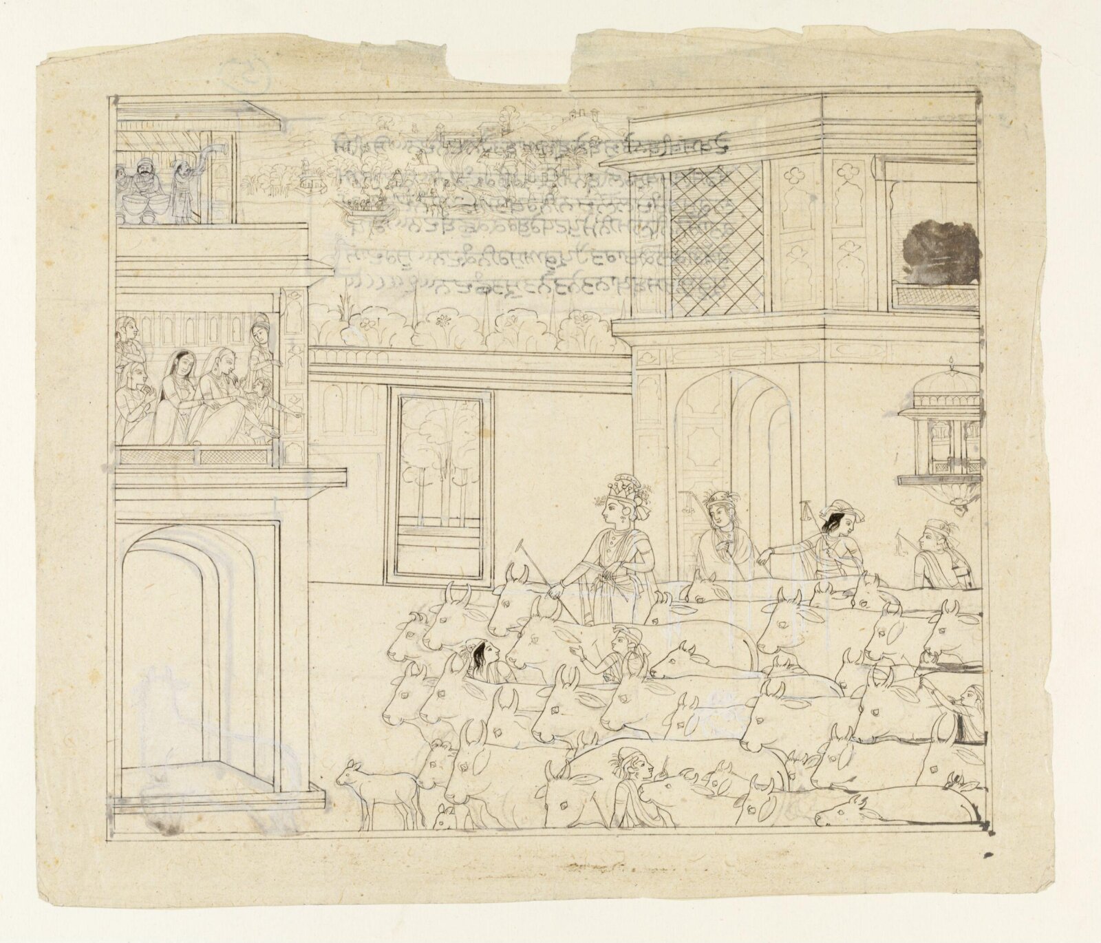 Radha and Krishna, 19th century