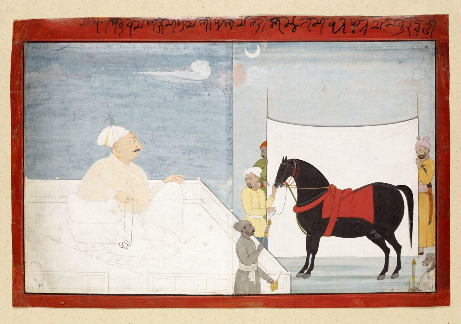 Raja Dhrub Dev, Nainsukh, ca. 1740