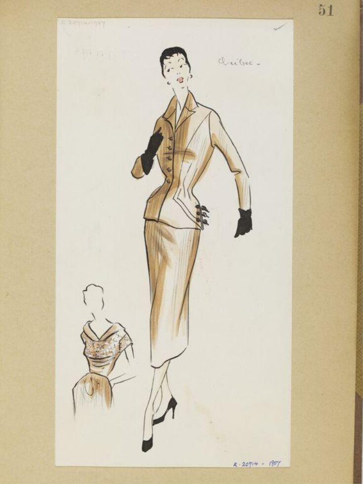 Hiver, 1953-54, Été, 1954, Robes d'Après-midi, Manteaux, Tailleurs, Robes de Soir. top image