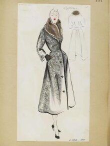 Hiver, 1953-54, Été, 1954, Robes d'Après-midi, Manteaux, Tailleurs, Robes de Soir. thumbnail 1