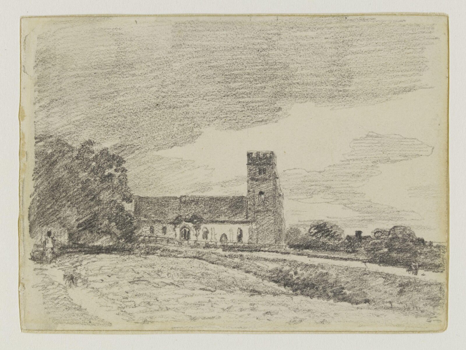 Feering Church, Constable, 1814