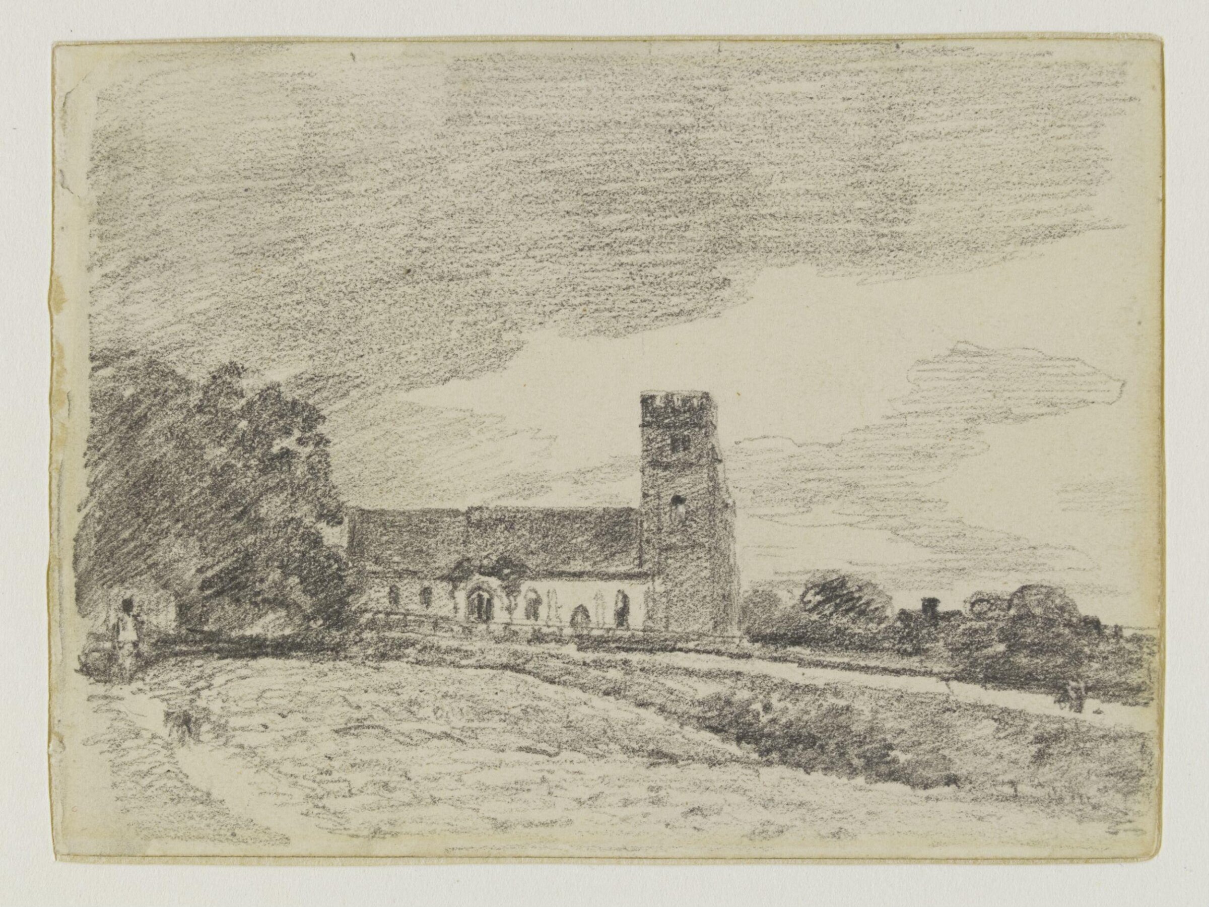 Feering Church, Constable, 1814
