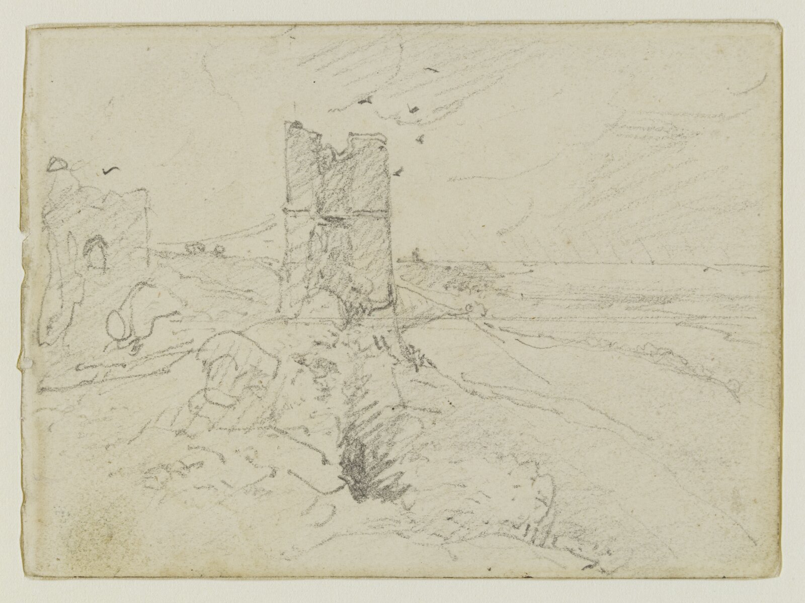 Hadleigh Castle, near Southend, John Constable, 1814