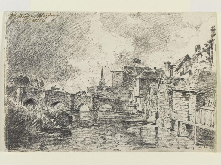 The old bridge at Abingdon, Berks top image