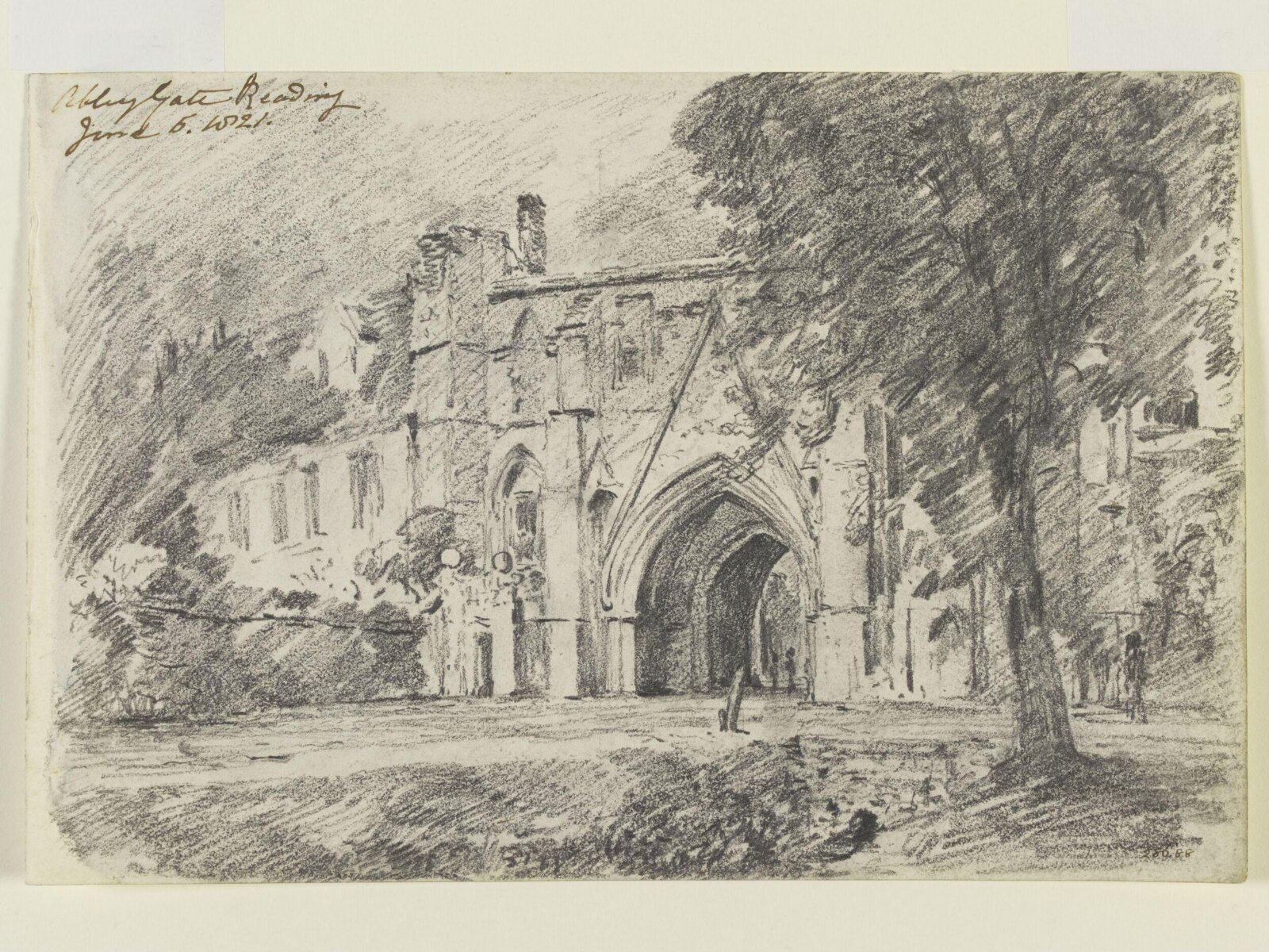 The Abbey Gate, Reading, John Constable, 06/05/1821
