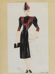 Hiver 1938-39, Été, 1939, Robes d'Après-midi et Tea Gowns thumbnail 1