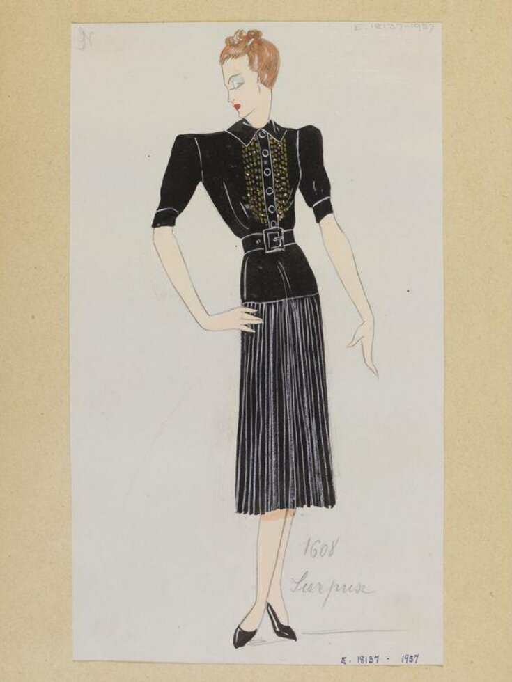 Hiver 1938-39, Été, 1939, Robes d'Après-midi et Tea Gowns top image