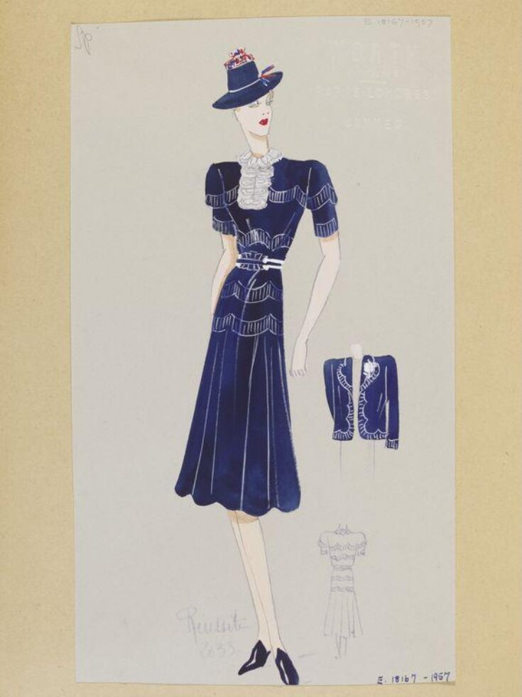 Hiver 1938-39, Été, 1939, Robes d'Après-midi et Tea Gowns | V&A Explore ...