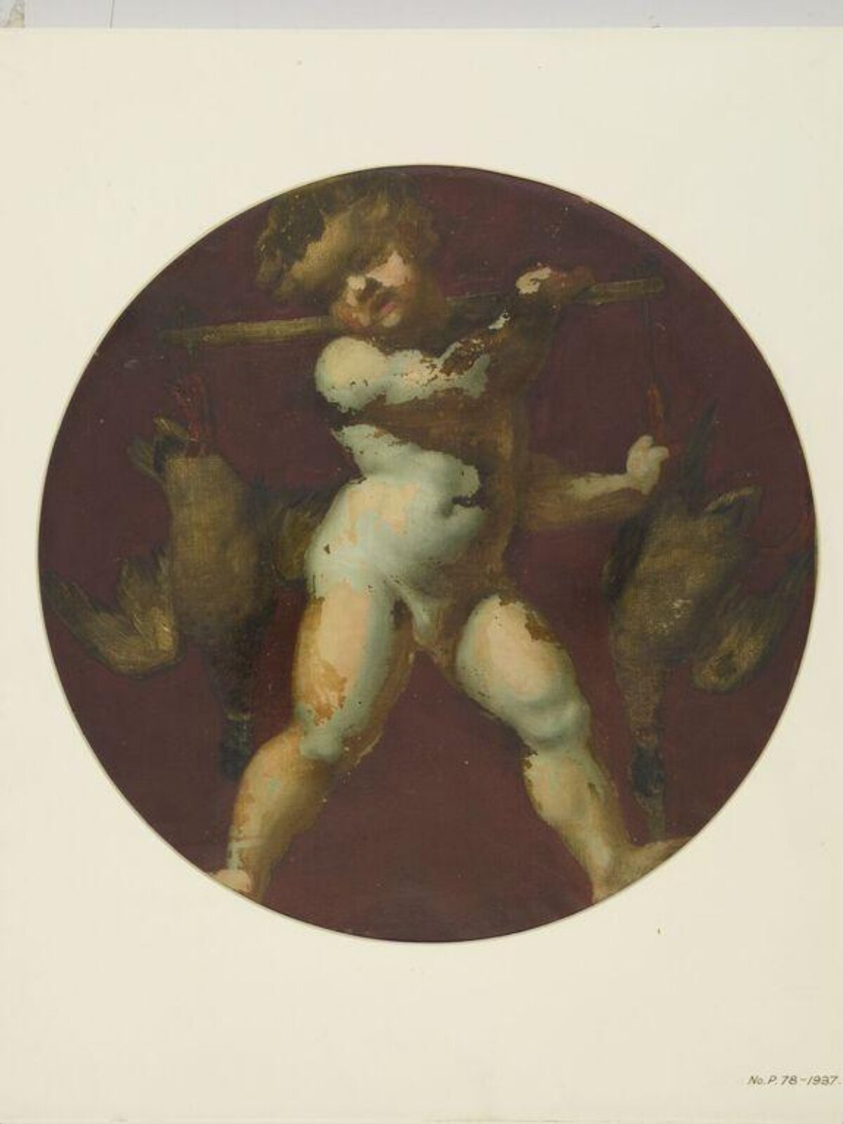 Painted Roundel, Forster, 1870-71