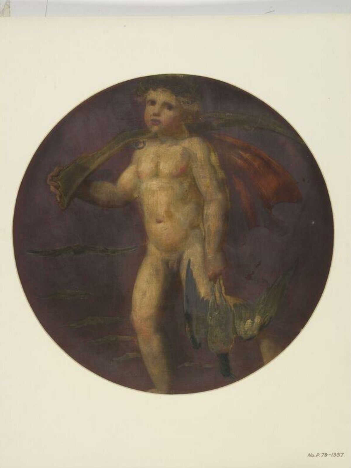 Painted Roundel, Forster, 1870-71