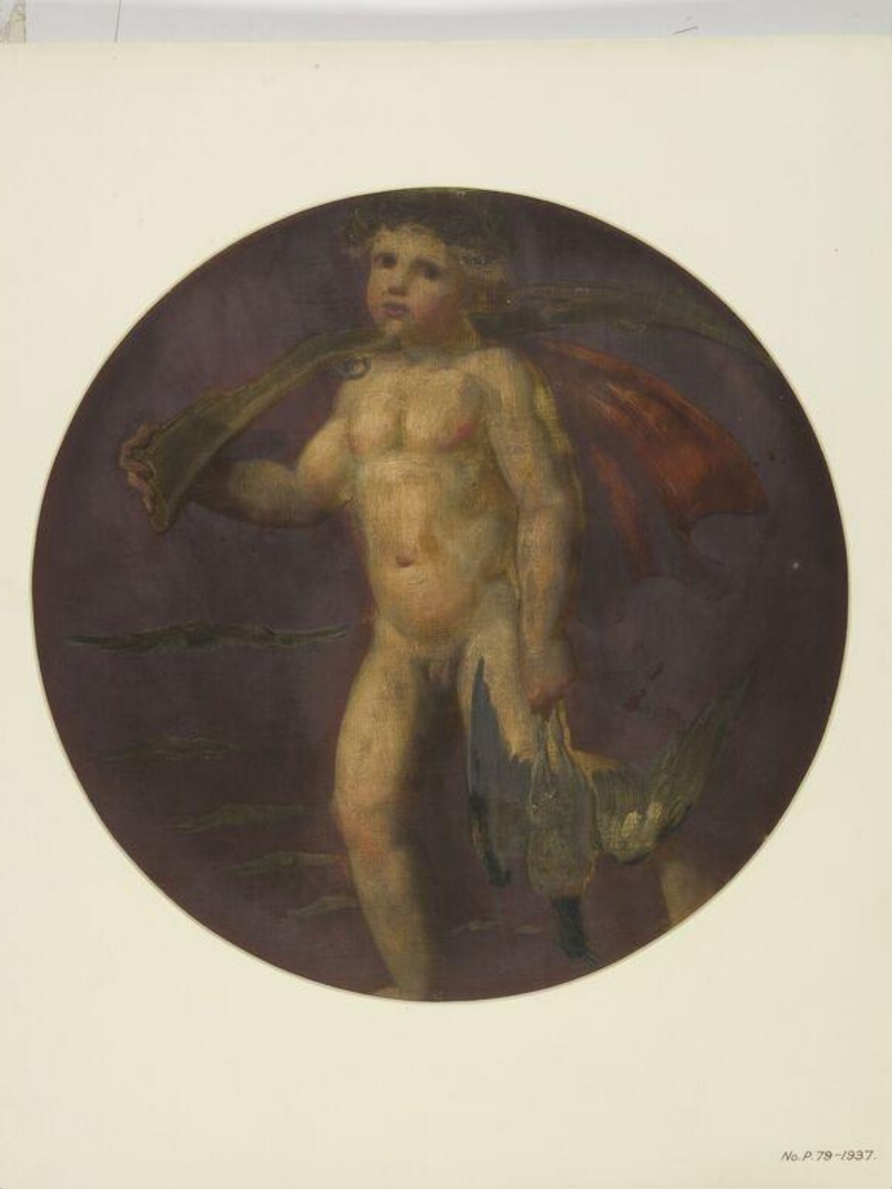 Painted Roundel, Forster, 1870-71