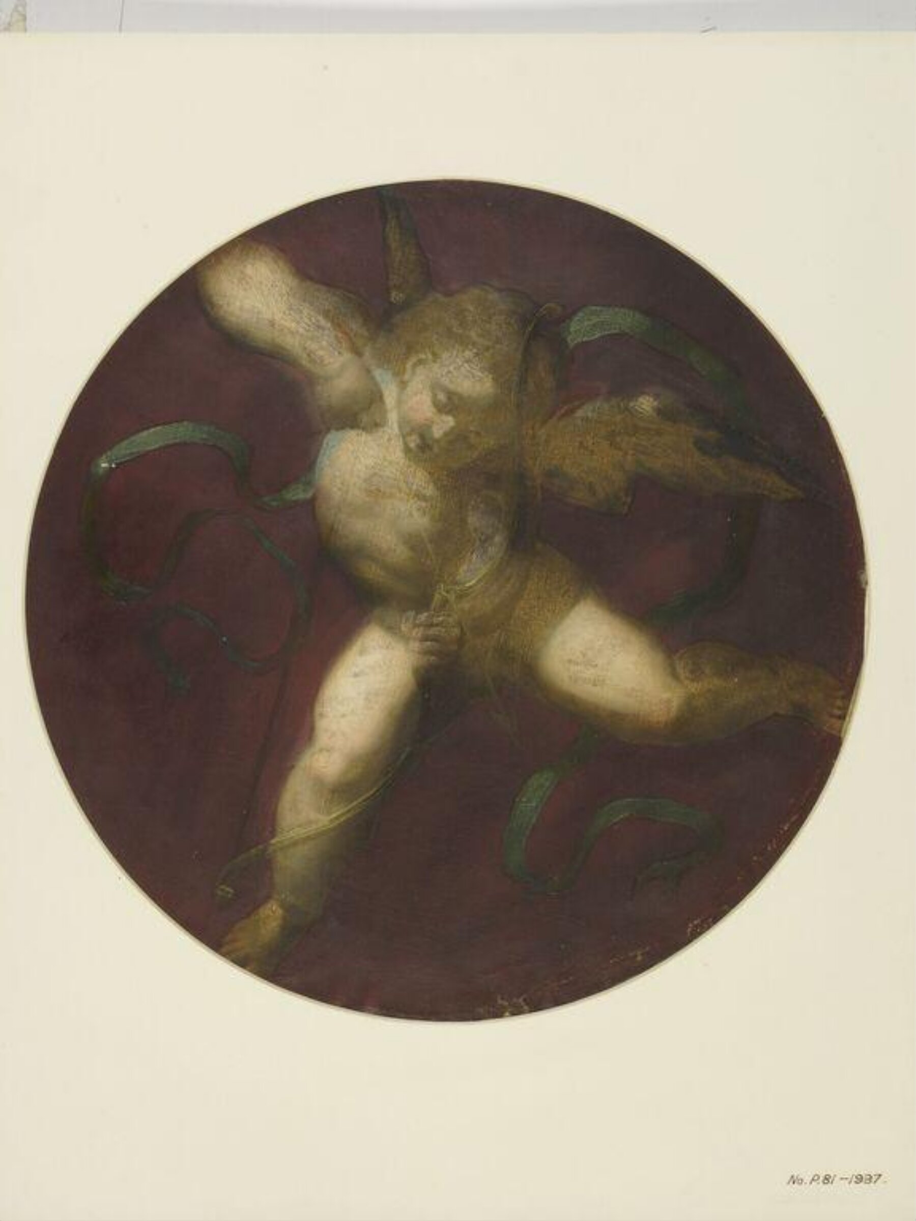 Painted Roundel, Forster, 1870-71