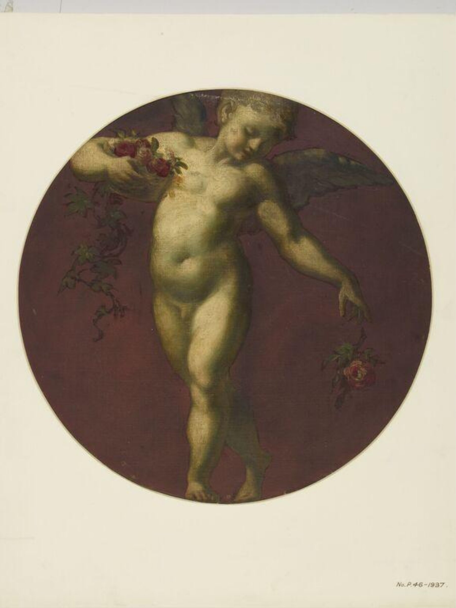 Painted Roundel, Forster, 1870-71