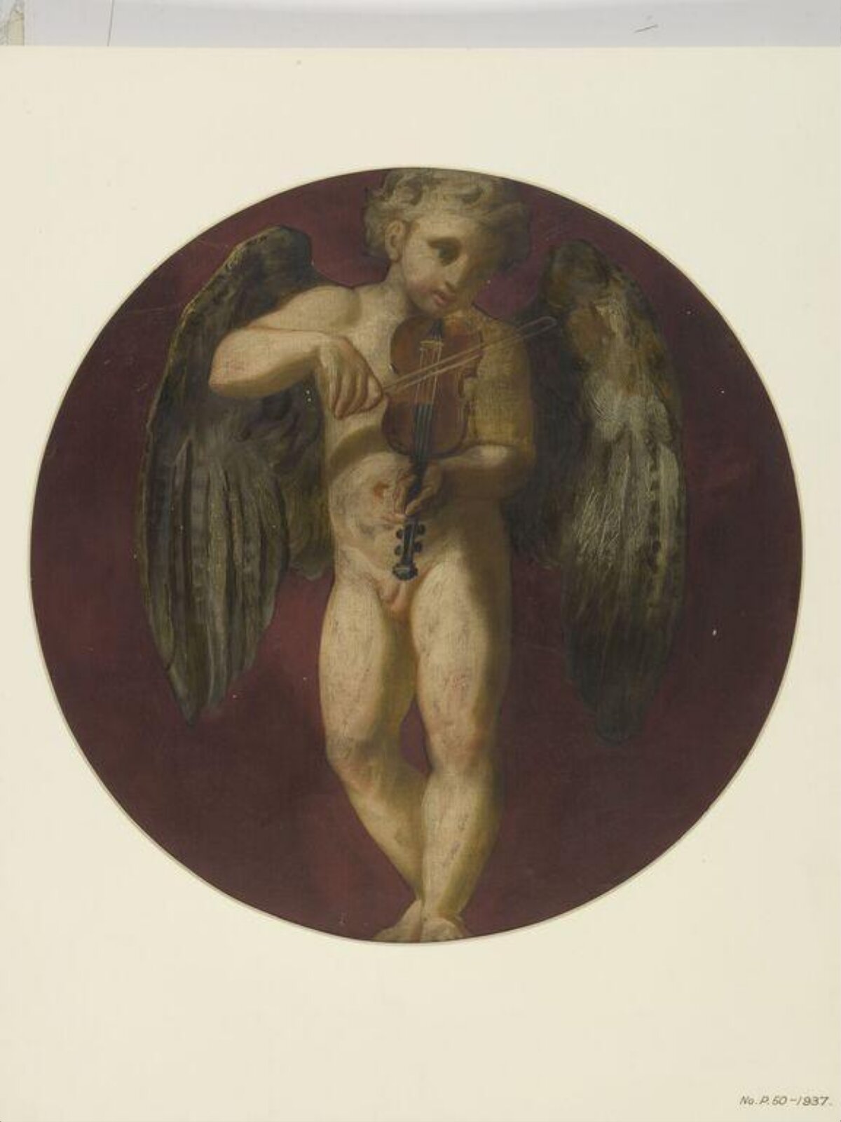 Painted Roundel, Forster, 1870-71