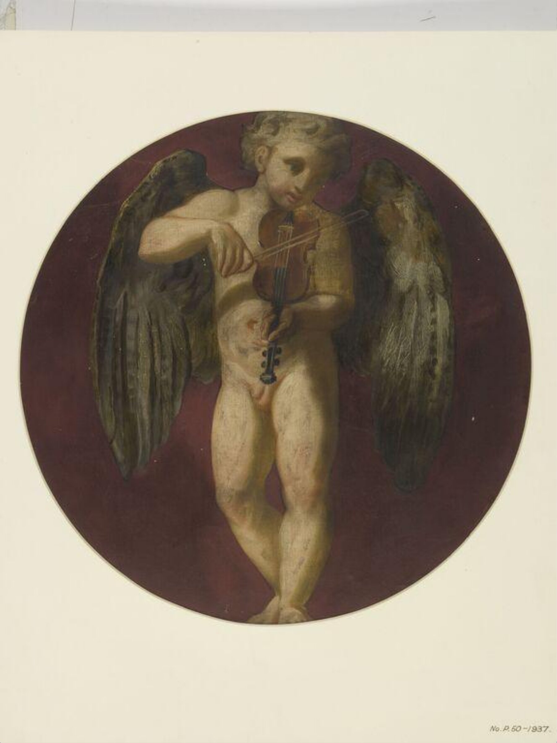 Painted Roundel, Forster, 1870-71