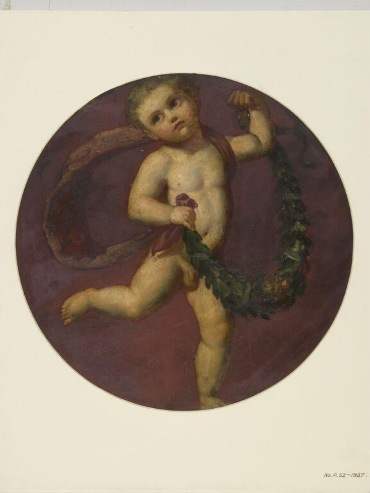 Painted Roundel, Forster, 1870-71