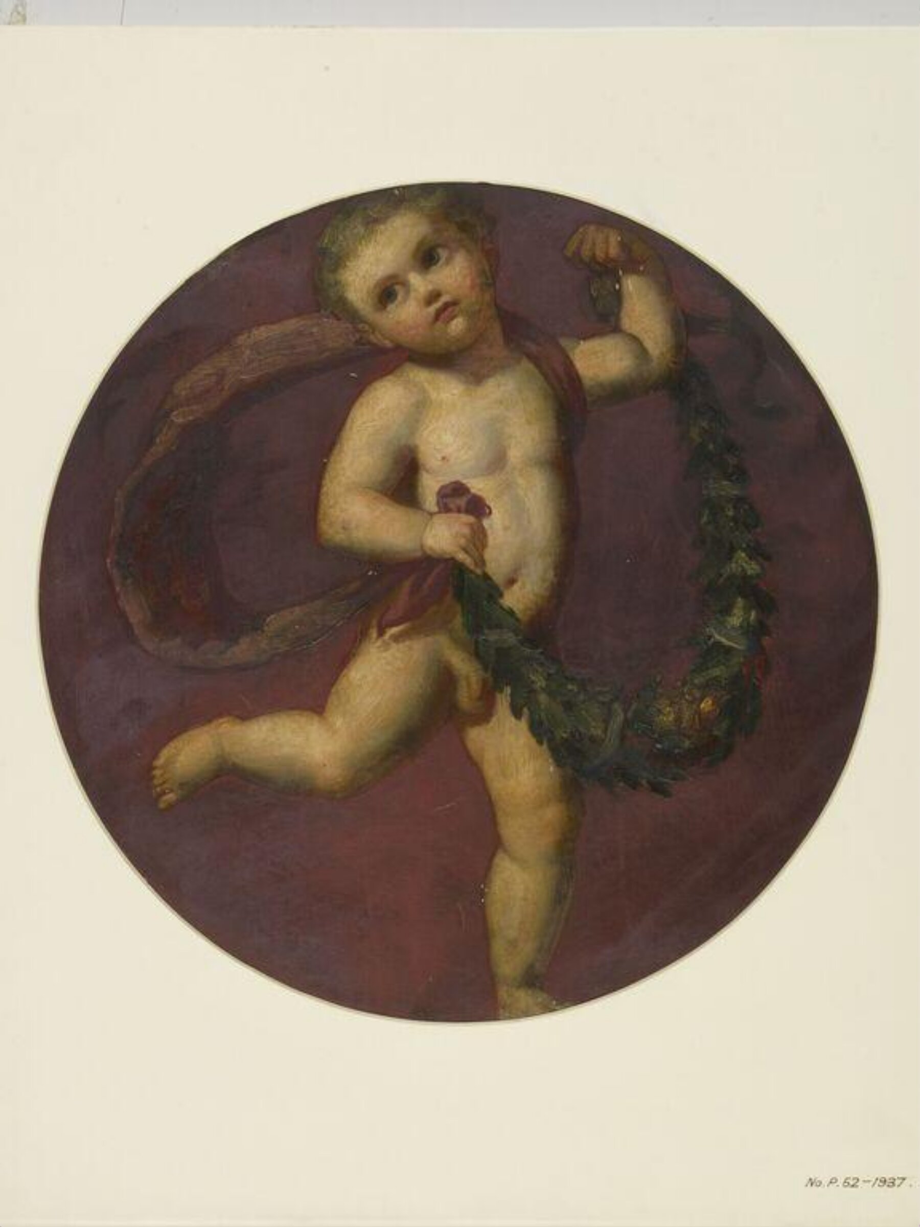 Painted Roundel, Forster, 1870-71