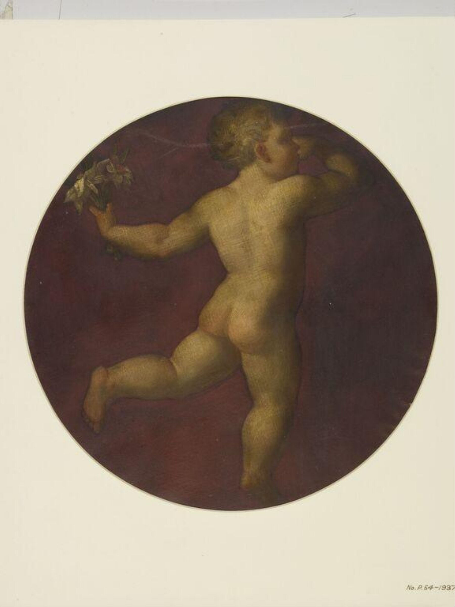 Painted Roundel, Forster, 1870-71