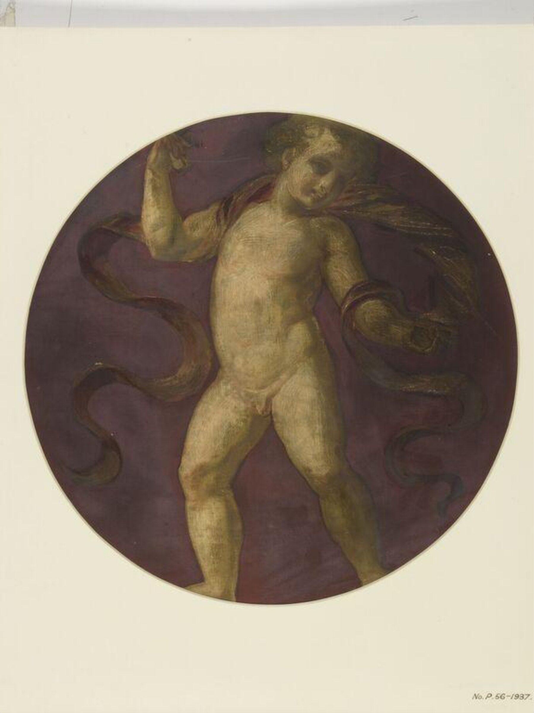 Painted Roundel, Forster, 1870-71