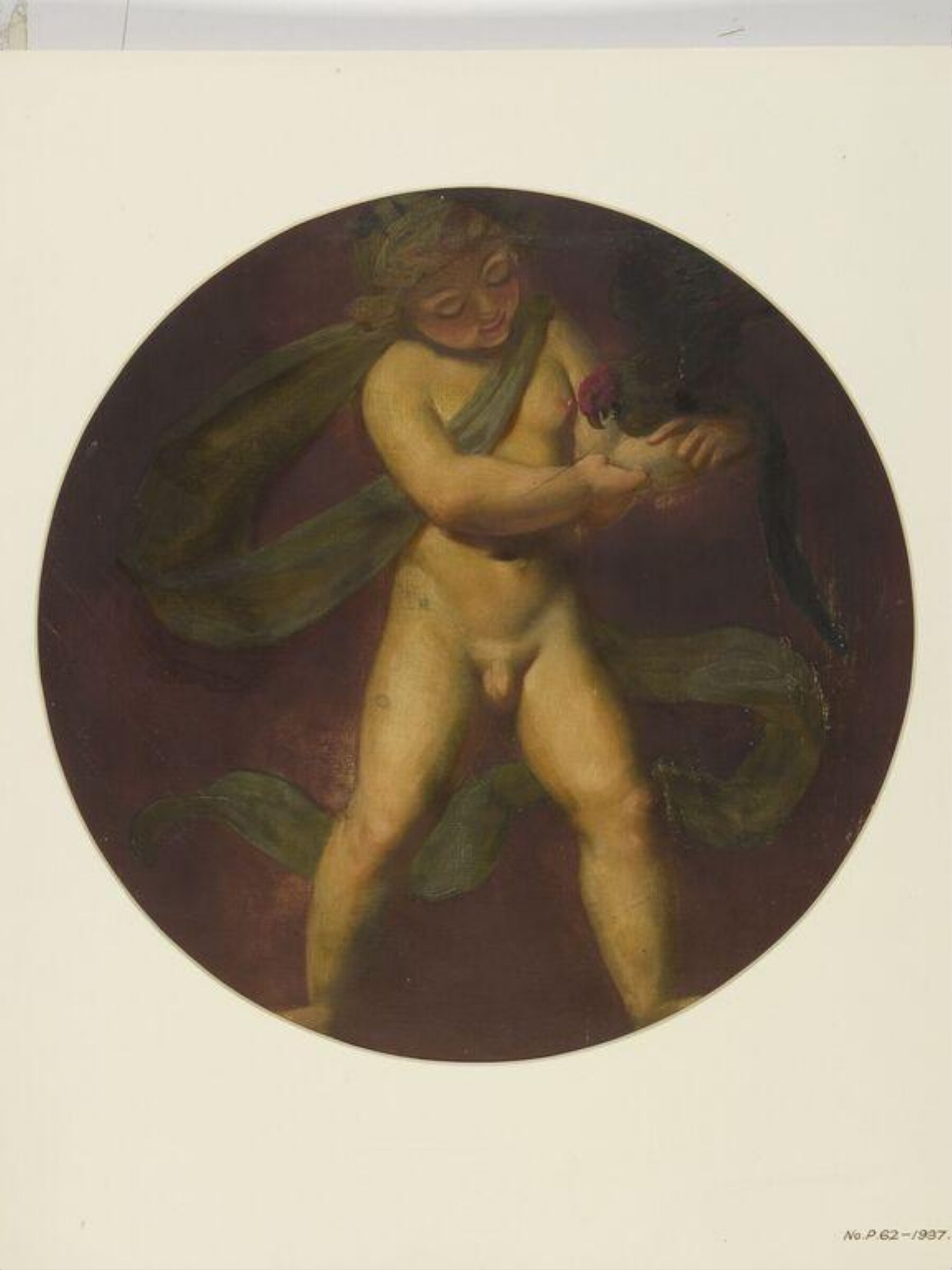 Painted Roundel, Forster, 1870-71