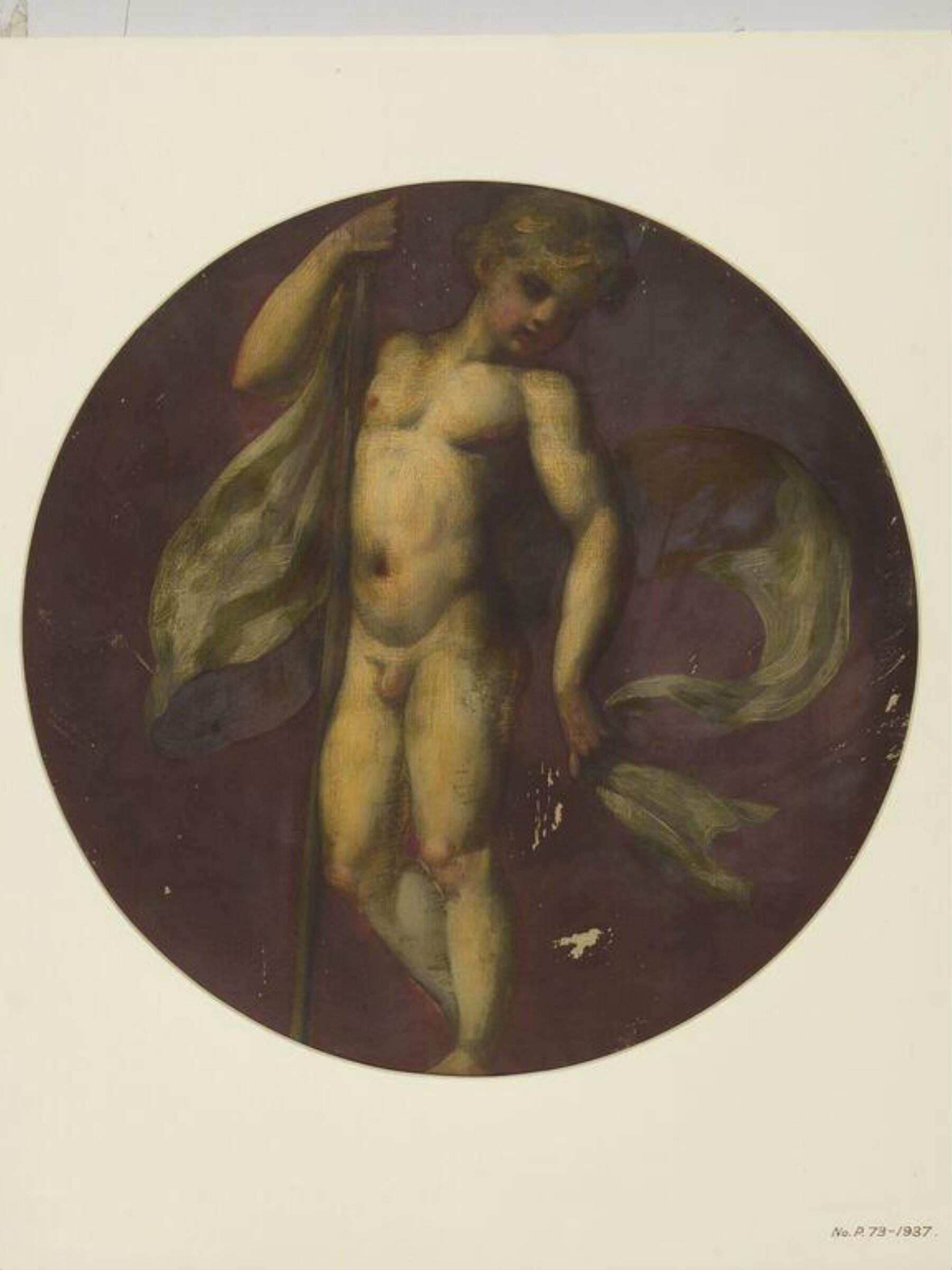 Painted Roundel, Forster, 1870-71